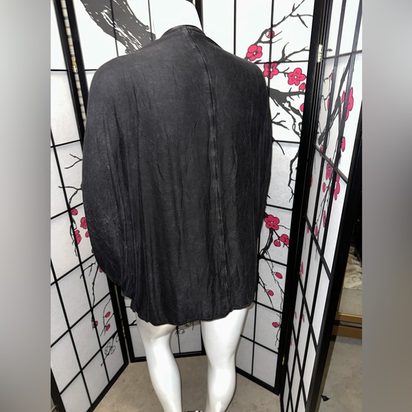 NWOT Black Mineral Wash Overpiece - Picture 2 of 2